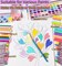 Kids Predrawn Canvas for Painting - 12Packs 8x10 Inch Painting Canvas Panels Acrylic Paint Board
